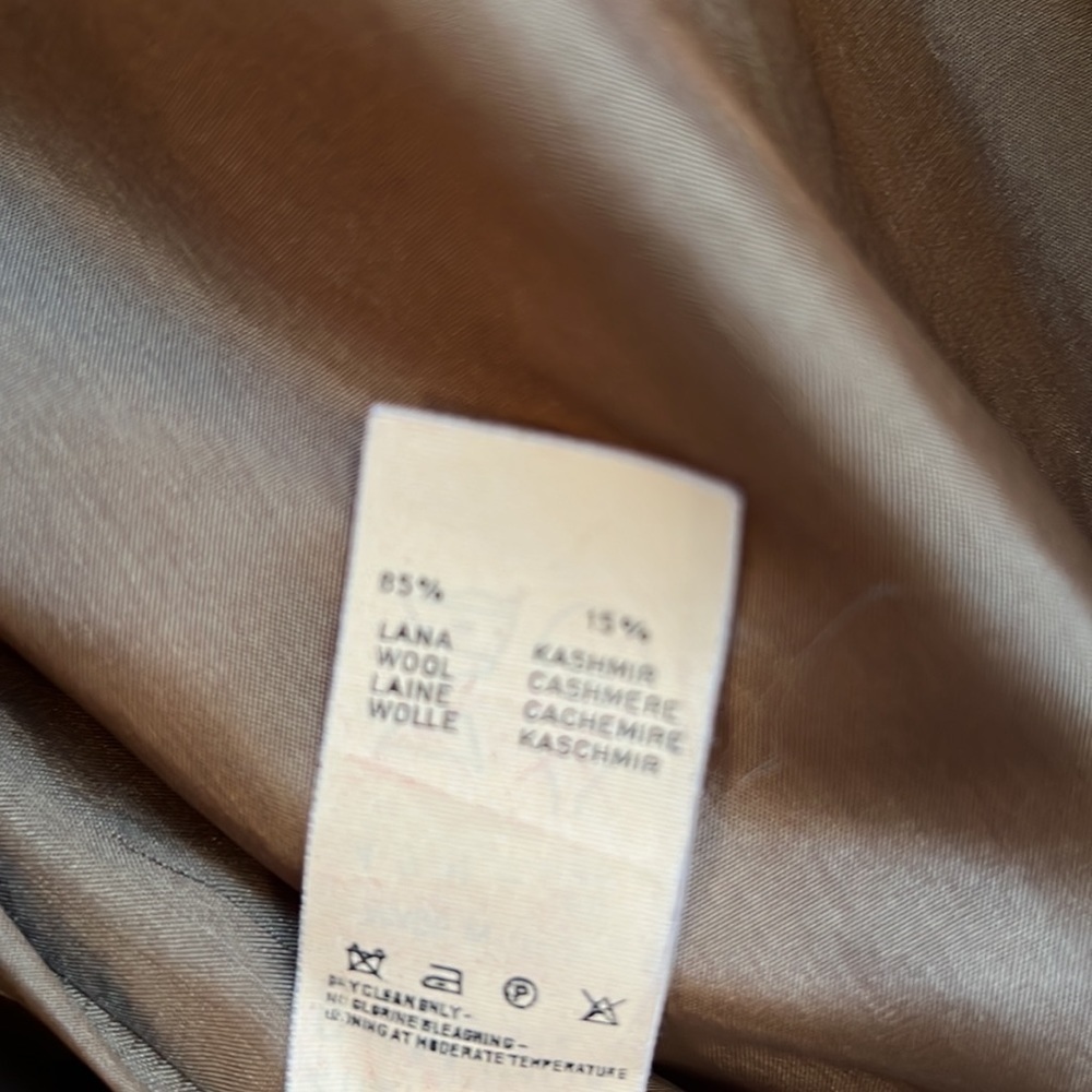 Vintage Les Copains Wool Cashmere Plaid Blazer Jacket - Picture 9 of 11